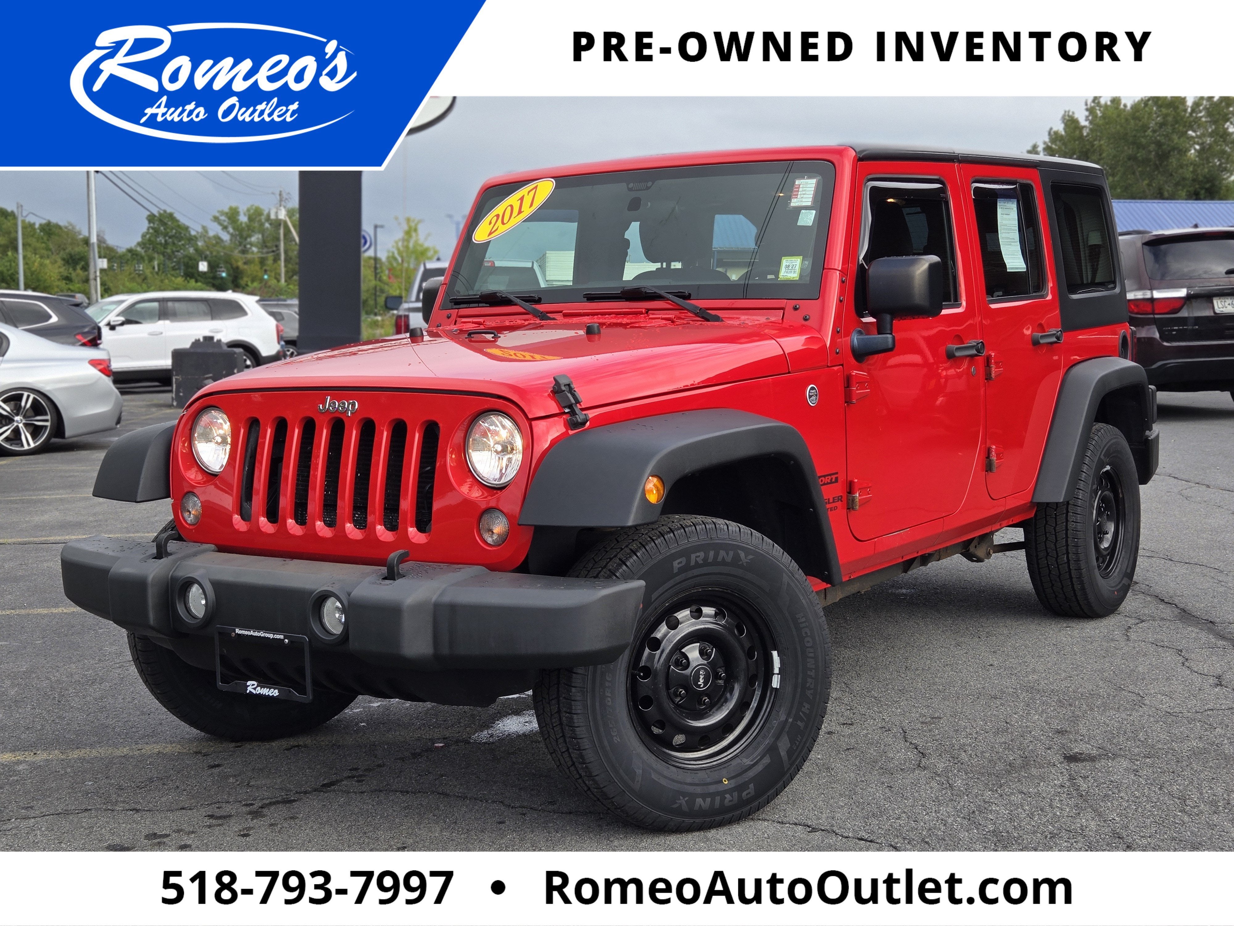 2017 Jeep Wrangler Unlimited Sport