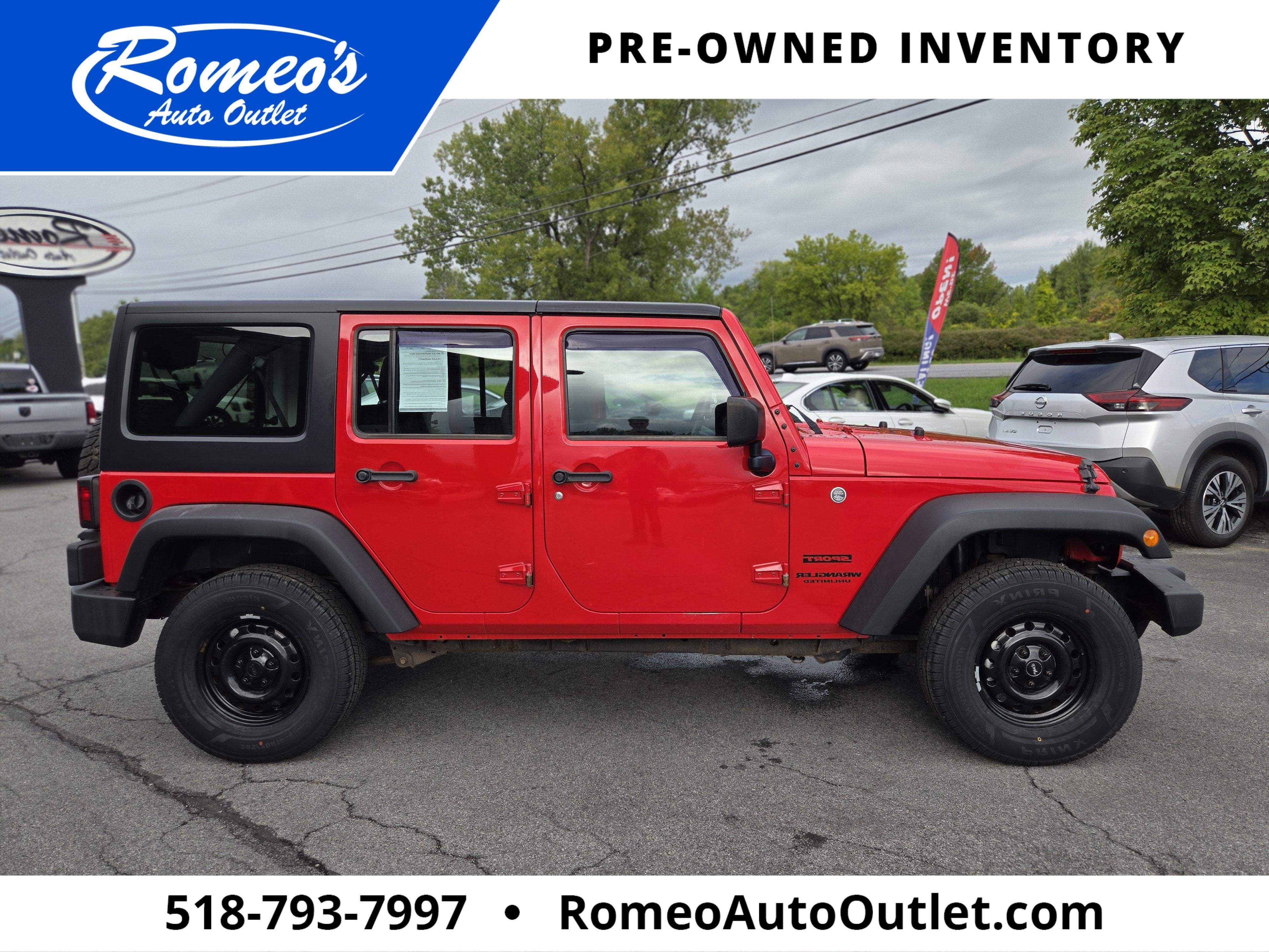2017 Jeep Wrangler Unlimited Sport