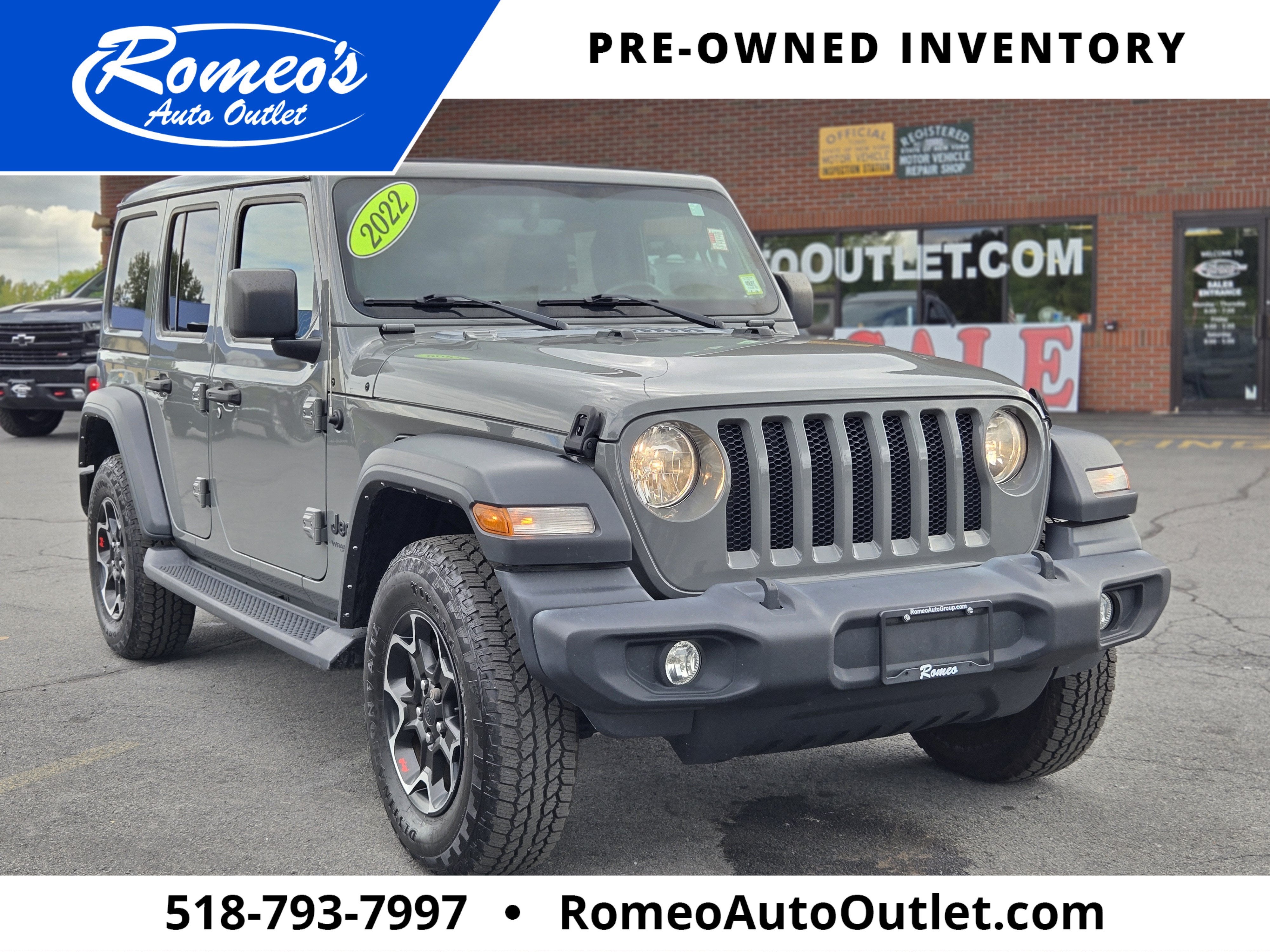 2022 Jeep Wrangler Unlimited Sport S